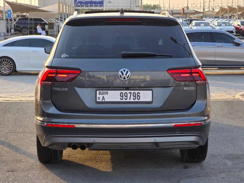 Volkswagen Tiguan 2.0L 4-cylinder turbocharged TSI engine 2020 Grey Orange