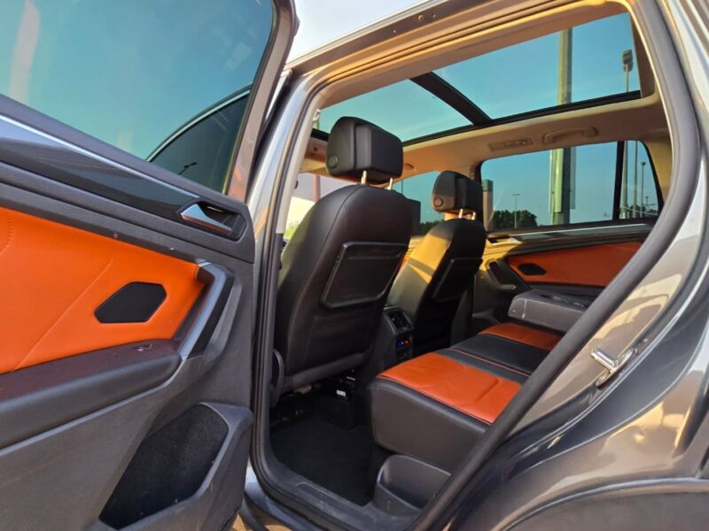 Volkswagen Tiguan 2.0L 4-cylinder turbocharged TSI engine 2020 Grey Orange