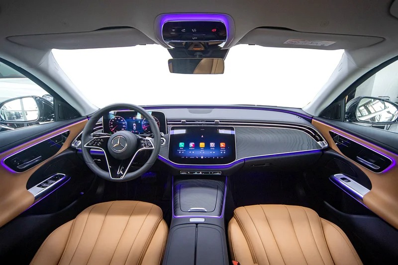 2024 Mercedes-Benz E-Class E 200 4 Cylinder Engine Black Tan