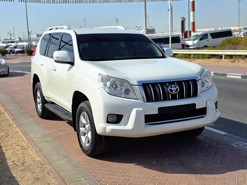 2013 Toyota Prado TXL 4 Cylinder Engine SUV GCC Specs White Beige