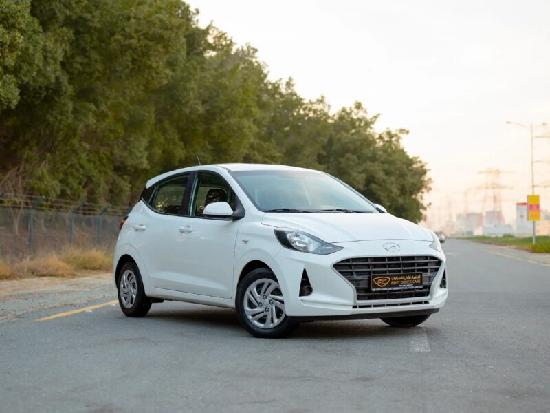 2023 Hyundai Grand i10 Smart 1.2L 4 Cylinder Engine GCC White Grey