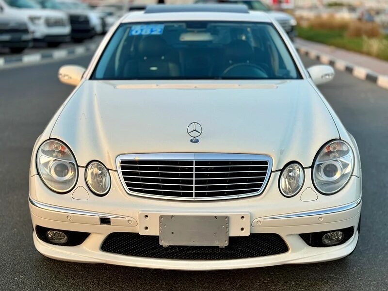 2003 Mercedes-Benz E-Class E 55 AMG White Sedan Automatic