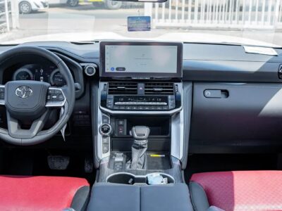 2026 Toyota Land Cruiser VXR 6 Cylinder Engine White Red