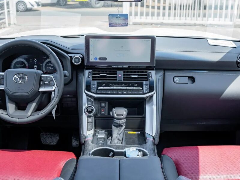 2026 Toyota Land Cruiser VXR 6 Cylinder Engine White Red