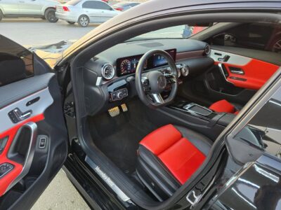 2024 Mercedes CLA200 AMG 1.3L 4-Cylinder Turbocharged Petrol Black Red