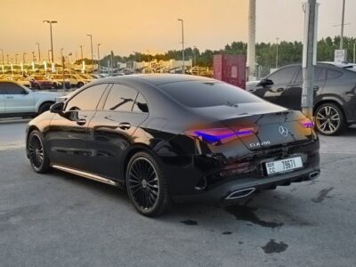 2024 Mercedes CLA200 AMG 1.3L 4-Cylinder Turbocharged Petrol Black Red