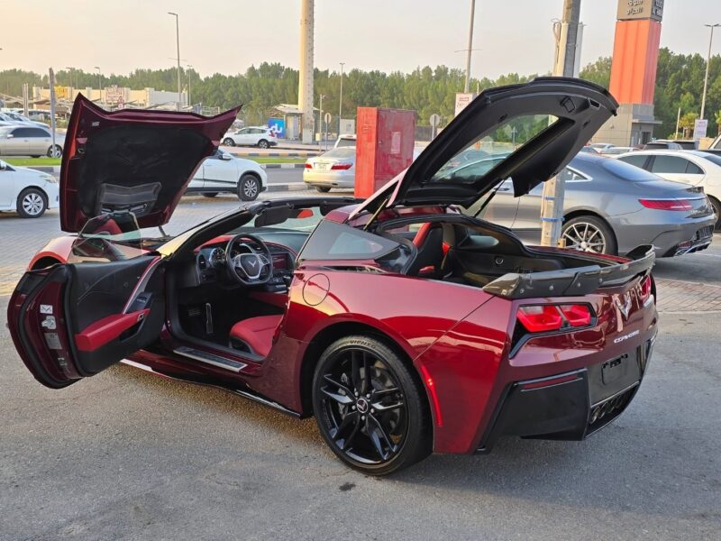 2019 Chevrolet Corvette 6.2L V8 Engine Red American Specs