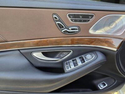 Mercedes-Benz S550 4.7-liter Twin-Turbocharged V8 Engine 2015 White Tan