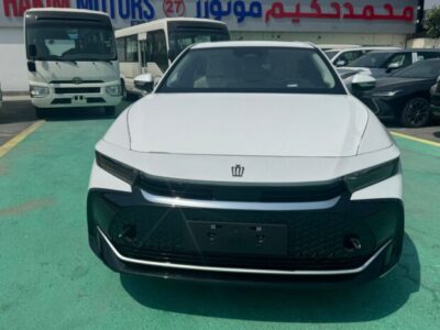 2023 Toyota Crown 2.4-litre turbocharged Hybrid inline-4 engine White Beige