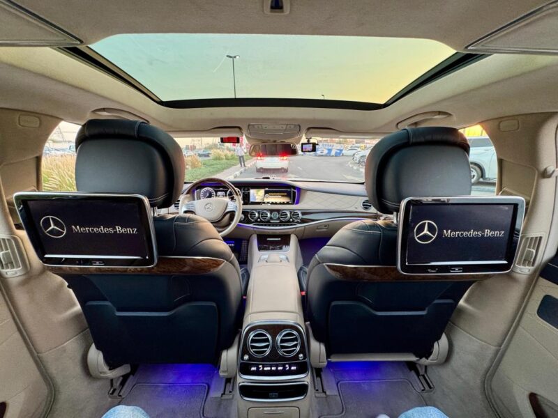 2014 Mercedes-Benz S 550 4.7L V8 Bi-Turbo White Black