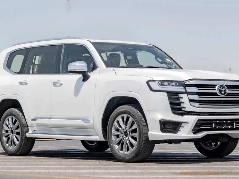 2026 Toyota Land Cruiser VXR 6 Cylinder Engine White Red