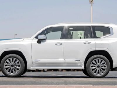 2026 Toyota Land Cruiser VXR 6 Cylinder Engine White Red