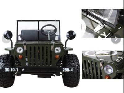 Mini Jeep 150CC 3+1 Gears Air Cooled Single Cylinder 4 stroke Green