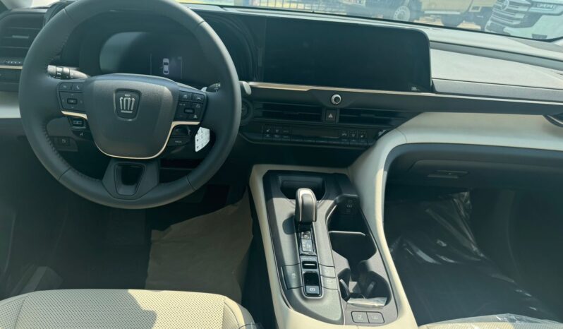 2023 Toyota Crown 2.4-litre turbocharged Hybrid inline-4 engine White Beige