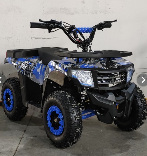 Electric quad 36v 12v/12Ahx3 36v 500w Controller Blue