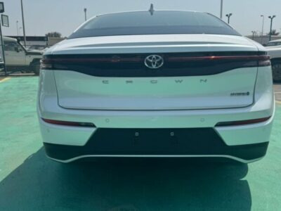 2023 Toyota Crown 2.4-litre turbocharged Hybrid inline-4 engine White Beige