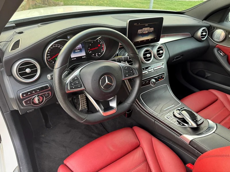 2016 Mercedes-Benz C-Class C43 AMG 4Matic White Red in Perfect Condition