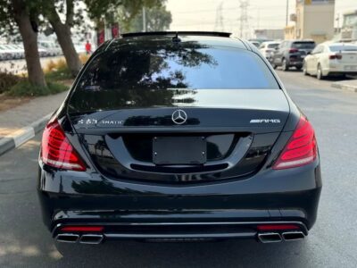 2015 Mercedes-Benz S-Class S 63 AMG Black in Perfect Condition