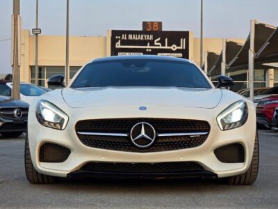 2015 Mercedes-Benz GTS Coupe White Red GCC Specs