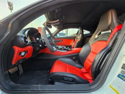 2015 Mercedes-Benz GTS Coupe White Red GCC Specs