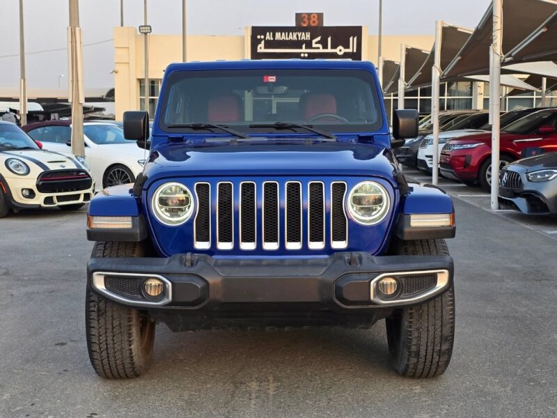 2019 Jeep Wrangler Sahara Blue Red American Specs
