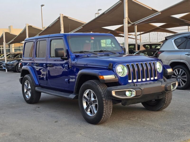 2019 Jeep Wrangler Sahara Blue Red American Specs