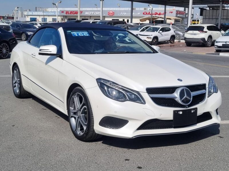 2014 Mercedes-Benz E 350 3.5 Liters V6 Engine White Black