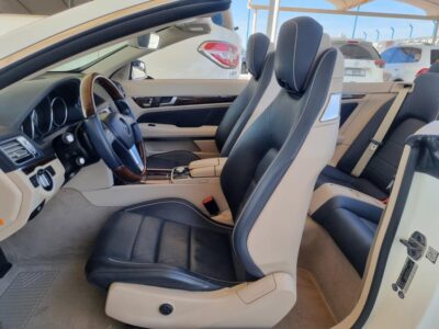 2014 Mercedes-Benz E 350 3.5 Liters V6 Engine White Black