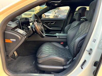 2022 Mercedes-Benz S-Class S 580 4Matic White Black in Perfect Condition