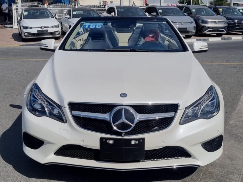 2014 Mercedes-Benz E 350 3.5 Liters V6 Engine White Black