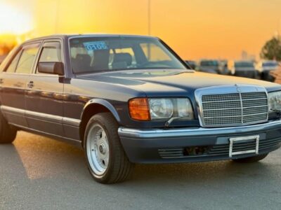 1989 Mercedes-Benz 560 SEL 5.6 liters V8 Engine Blue Black