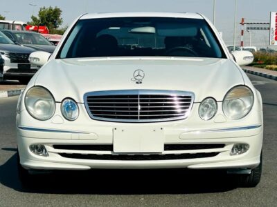 2002 Mercedes-Benz E-Class E 240 6 Cylinder Neat & Clean Car White Black