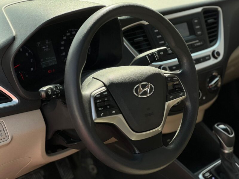 2022 Hyundai Accent 1.6L Engine GCC Specs White Beige