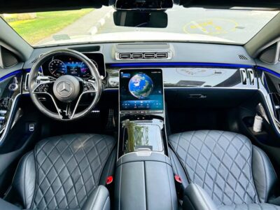 2021 Mercedes-Benz S-Class S 500 4Matic Neat & Clean Car White Black