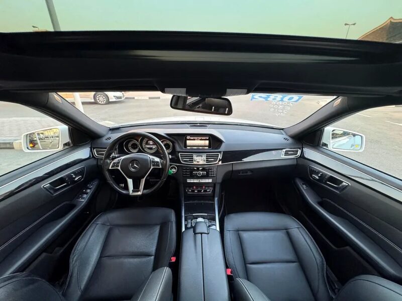 2015 Mercedes-Benz E-Class E 300 4matic Clean Title White Black