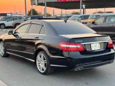 2009 MERCEDES BENZ E550 AMG BODY KIT V8 AUCTION GRADE 4/B Black