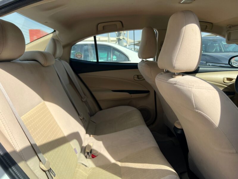 2022 Toyota Yaris1.5 L Engine GCC Specifications White Beige