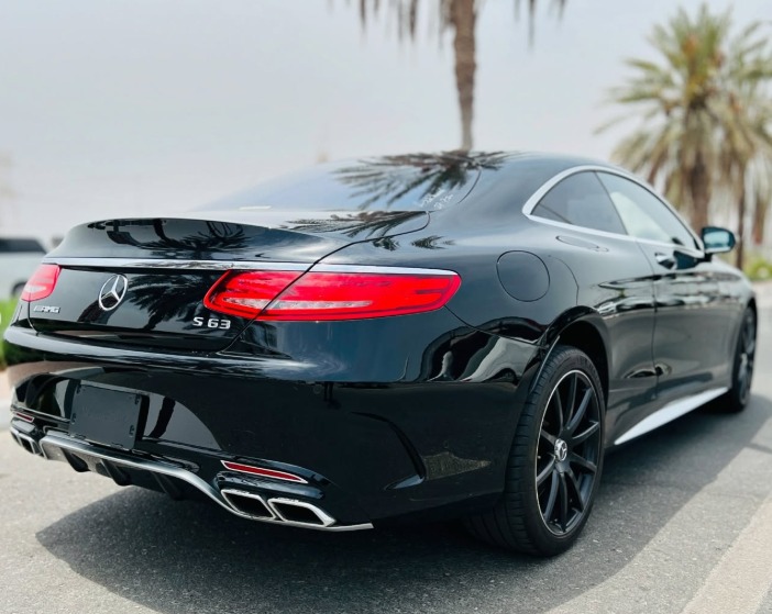 2017 MERCEDES BENZ S63 COUPE AMG 5.5L V8 biturbo Engine Black