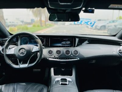 2017 MERCEDES BENZ S63 COUPE AMG 5.5L V8 biturbo Engine Black