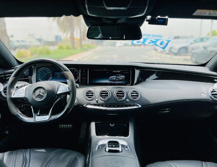 2017 MERCEDES BENZ S63 COUPE AMG 5.5L V8 biturbo Engine Black