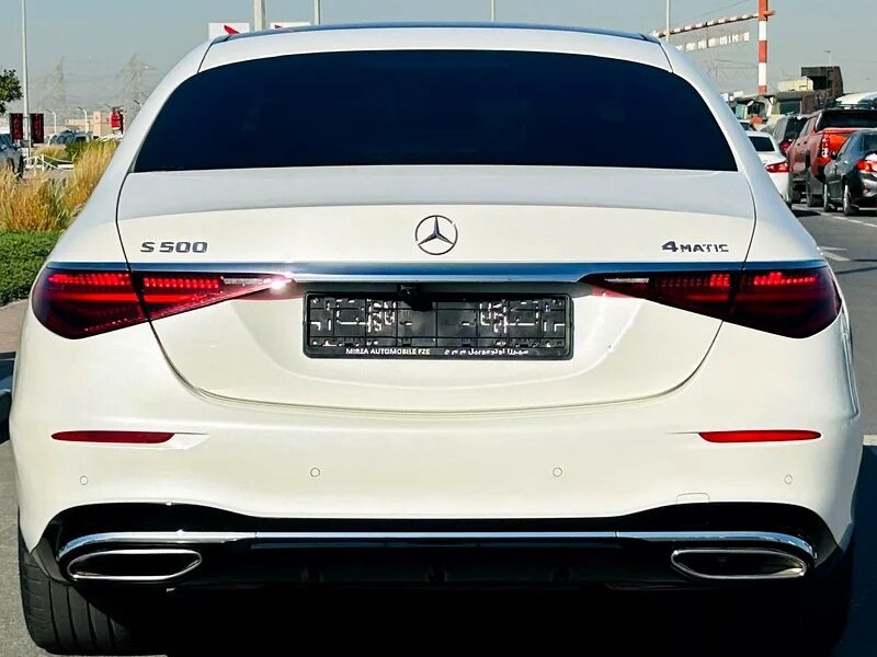 2021 Mercedes-Benz S-Class S 500 4Matic Neat & Clean Car White Black