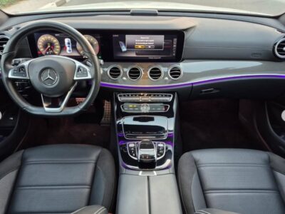 2018 MERCEDES BENZ E43 AMG V6 AUCTION GRADE 4.5/B White Black