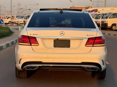 2015 Mercedes-Benz E-Class E 300 4matic Clean Title White Black