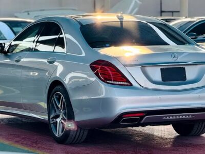 2015 Mercedes-Benz S-Class S 400 h Neat and Clean Car Silver Beige