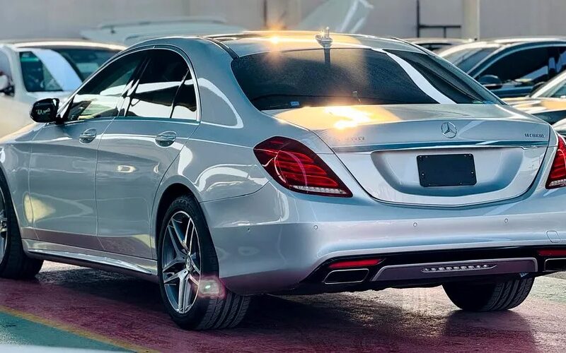 2015 Mercedes-Benz S-Class S 400 h Neat and Clean Car Silver Beige