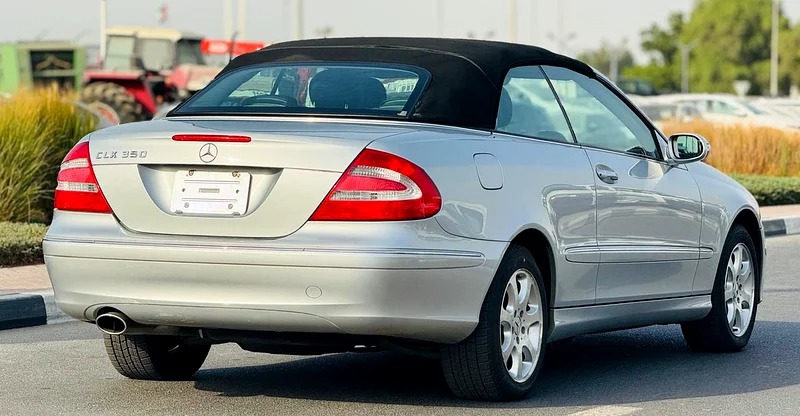 2007 Mercedes-Benz CLK-Class CLK 350 Neat & Clean Car Silver Black