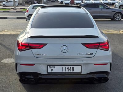 Mercedes-Benz CLA 45 S AMG 2021 2.0 Liters 4 Cylinder Engine White Red