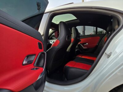 Mercedes-Benz CLA 45 S AMG 2021 2.0 Liters 4 Cylinder Engine White Red