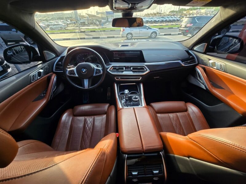 BMW X6 M50i V8 Twin Turbo 2022 Original M Kit GCC Specs Grey