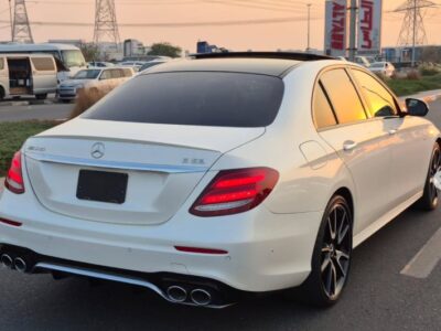 2019 MERCEDES BENZ E53 AMG V6 AUCTION GRADE 4.5/A Black White